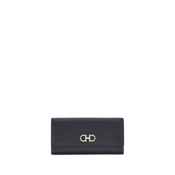 Ferragamo Women Wallet With Chain Shoulder Strap